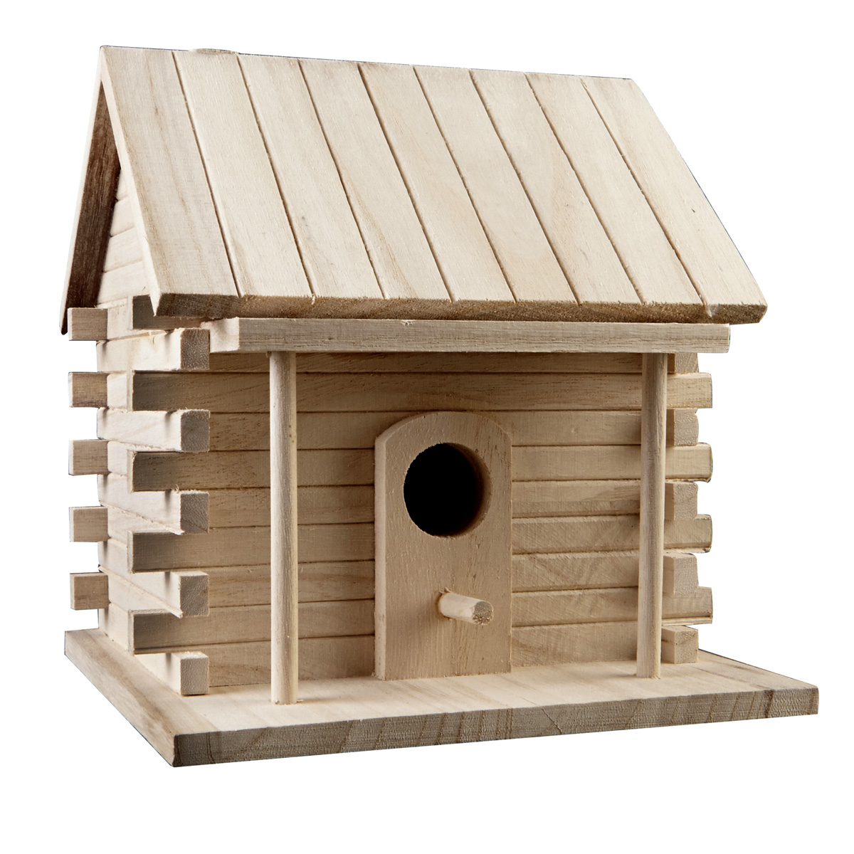 Free Log Cabin Birdhouse Plans