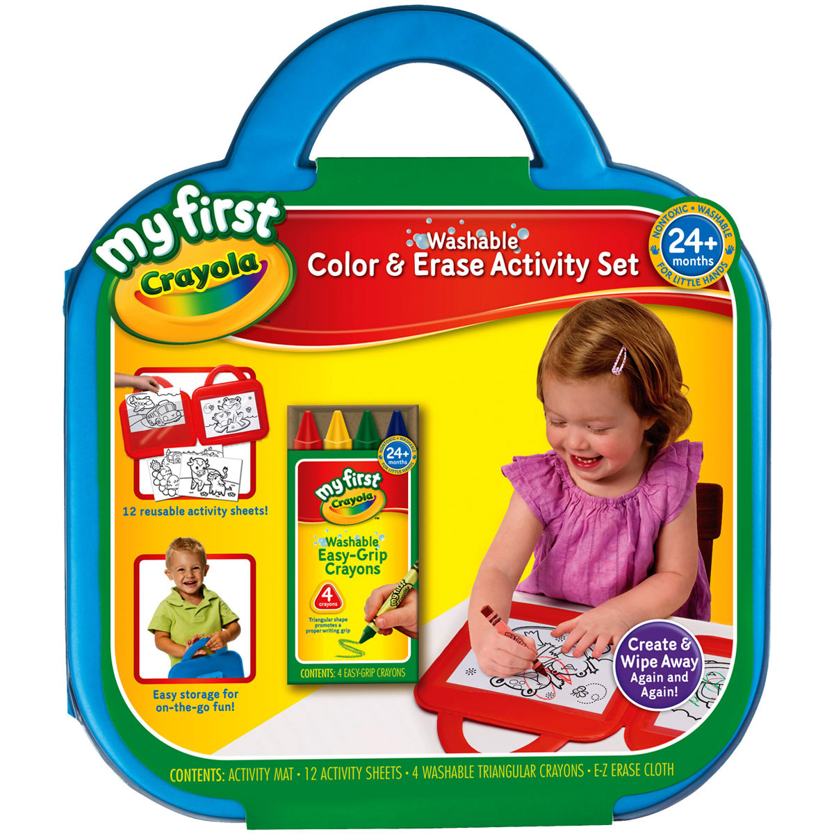 Download My First Crayola Washable Color & Erase Activity Set