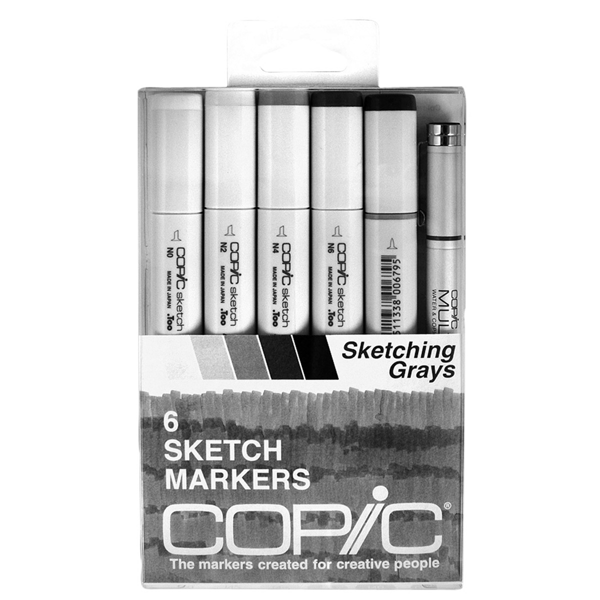 brush shading Grays Copic® Sketch Set, Sketching Marker