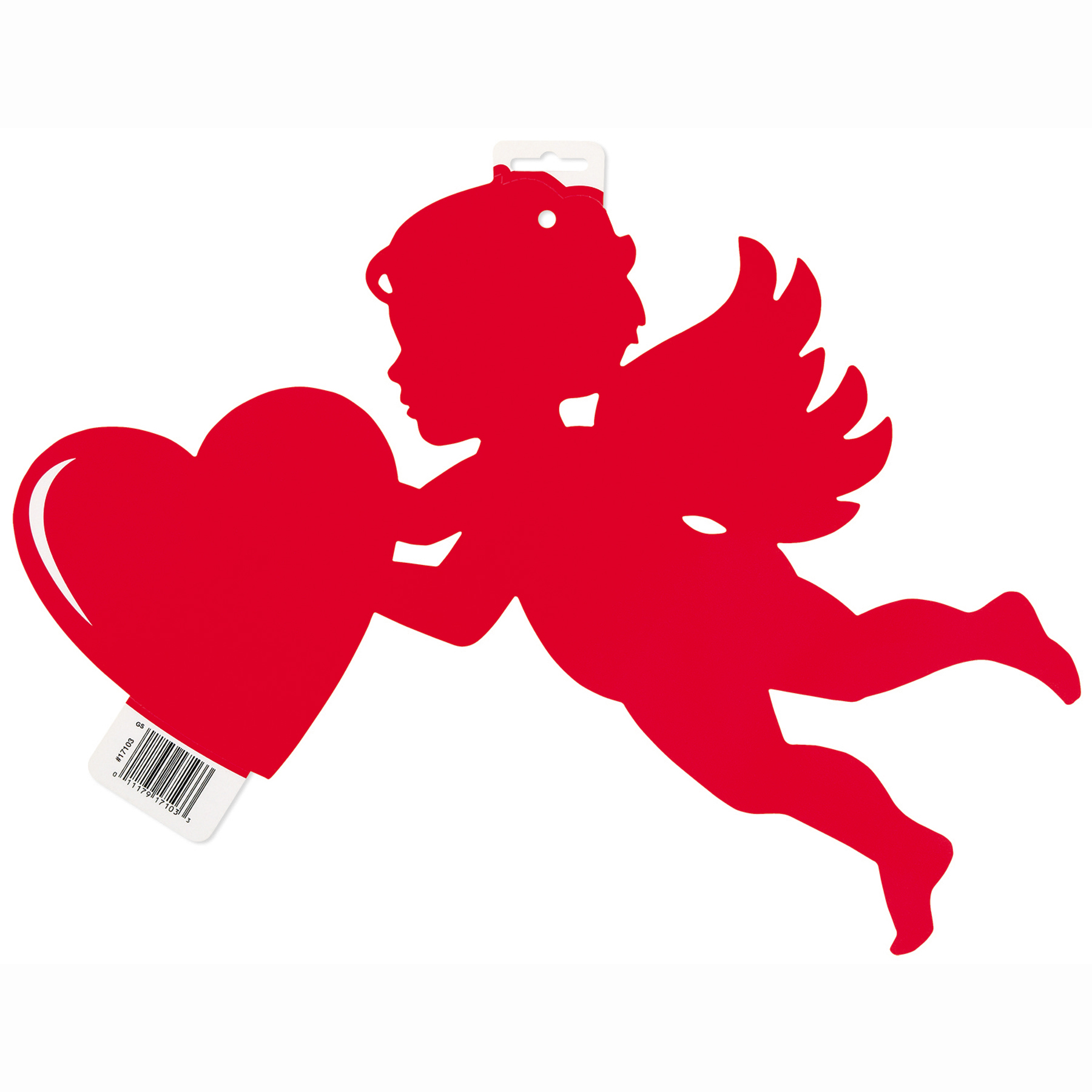 Paper Cut Out Cupid Valentine Decoration