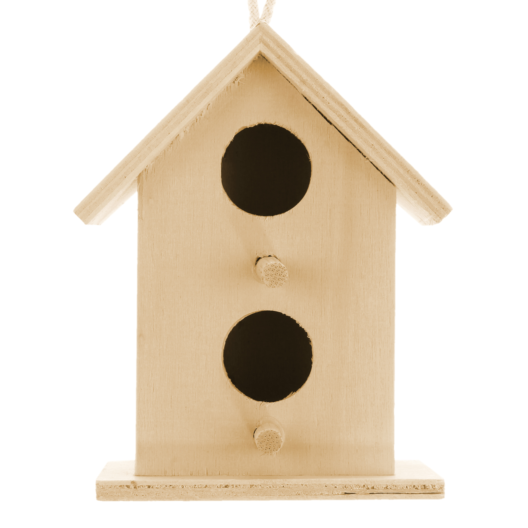 Mini Wood Birdhouse by ArtMinds®, 2-Hole Mini Wood Birdhouse by ArtMinds®, 2-Hole