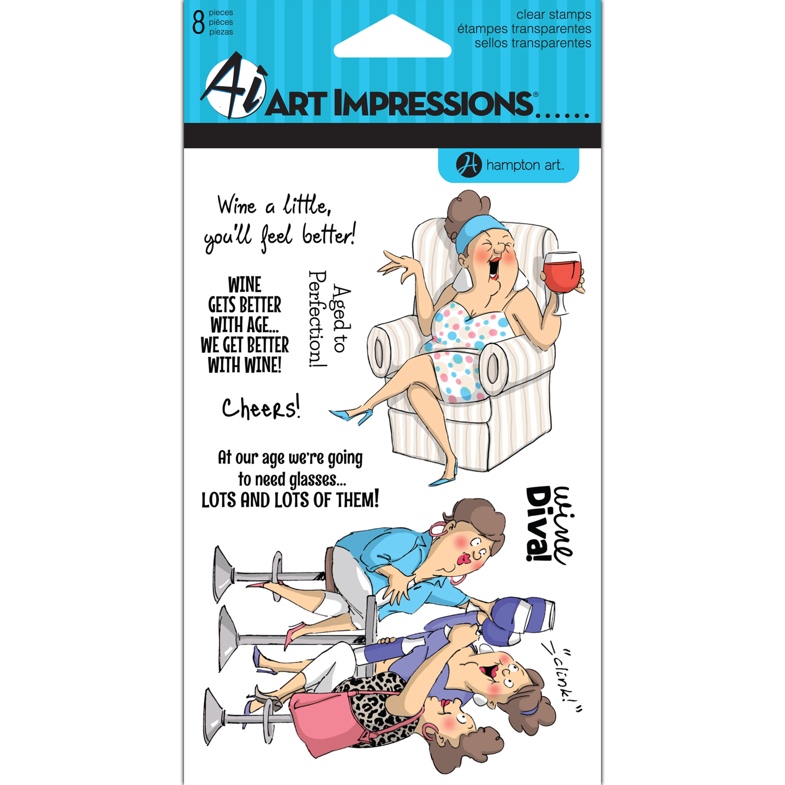 Buy the Art Impressions® Hampton Art™ Clear Stamps at Michaels