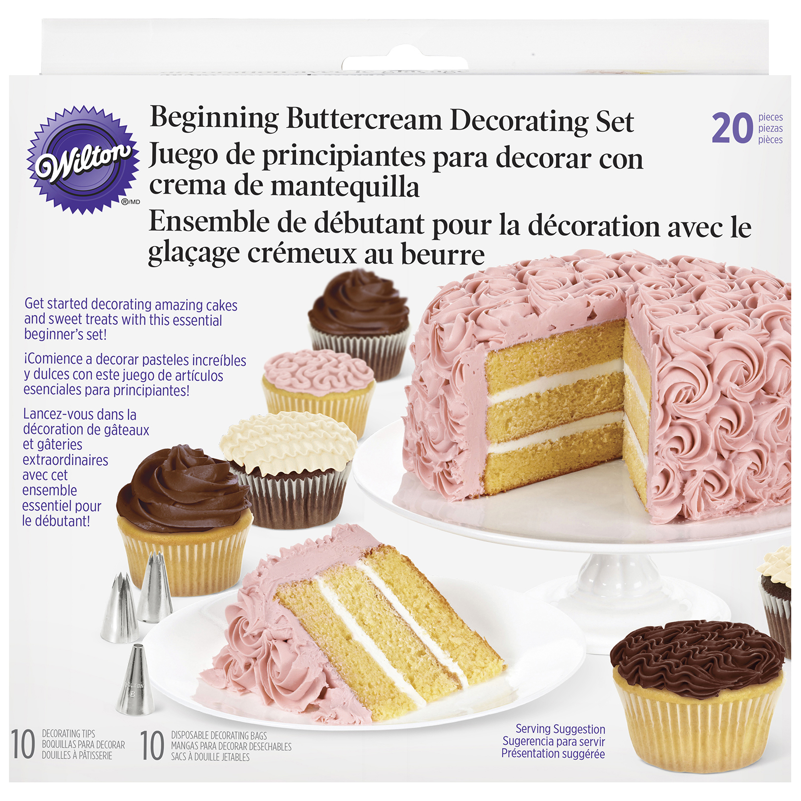 Shop For The Wilton Beginning Buttercream Decorating Set Shop For The Wilton Beginning Buttercream Decorating Set