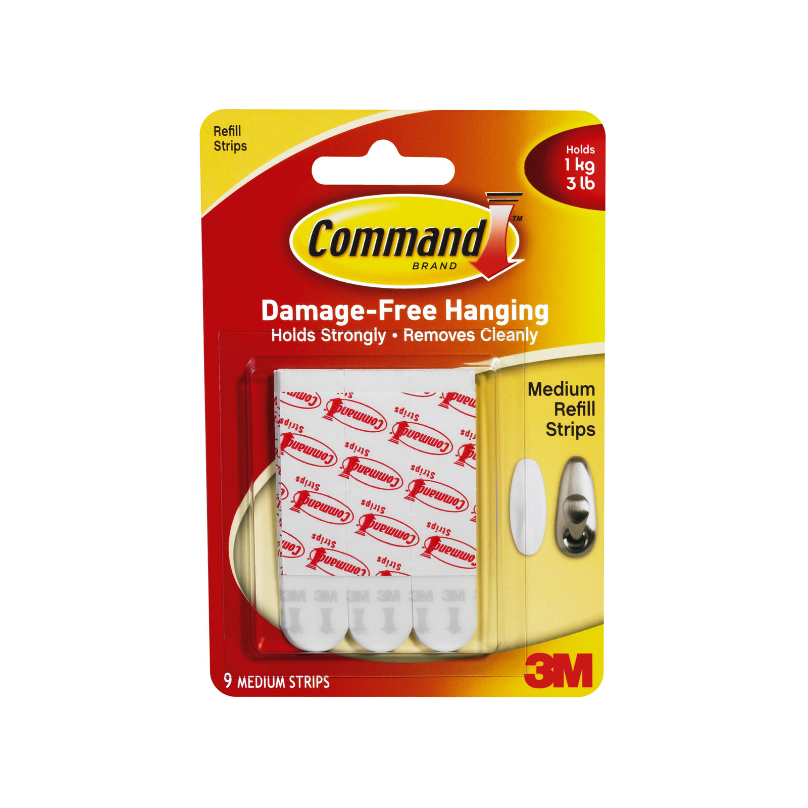 3M Command™ Refill Strips, White