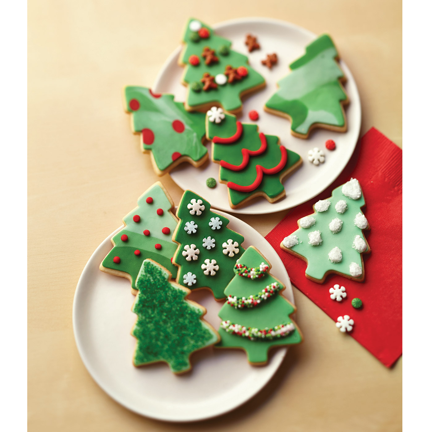 Festive Fondant Christmas Cookies!