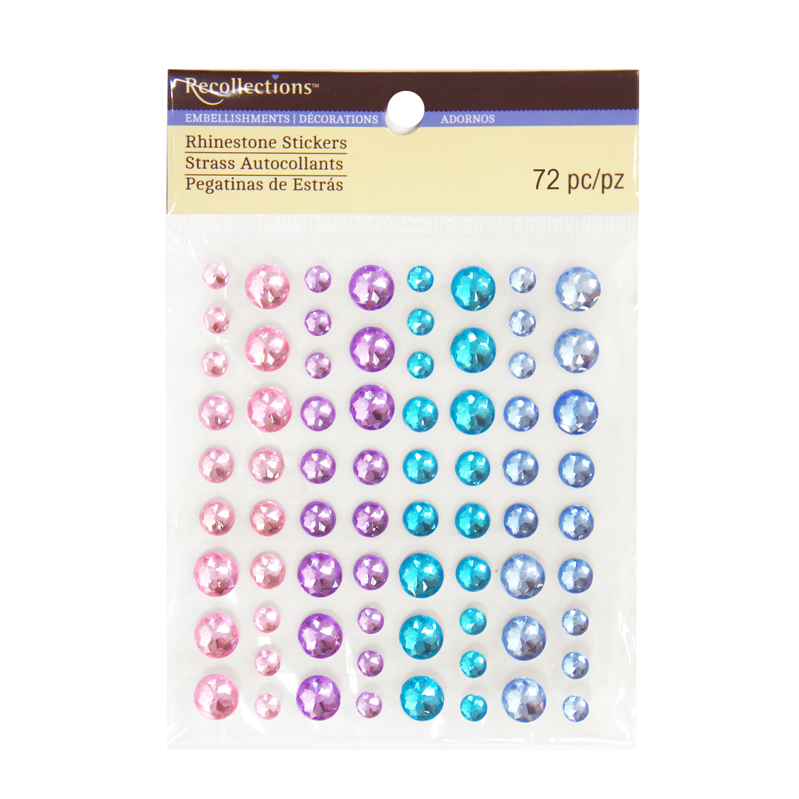 Shop for the Pastel Rhinestone Stickers by Recollections™ at Michaels