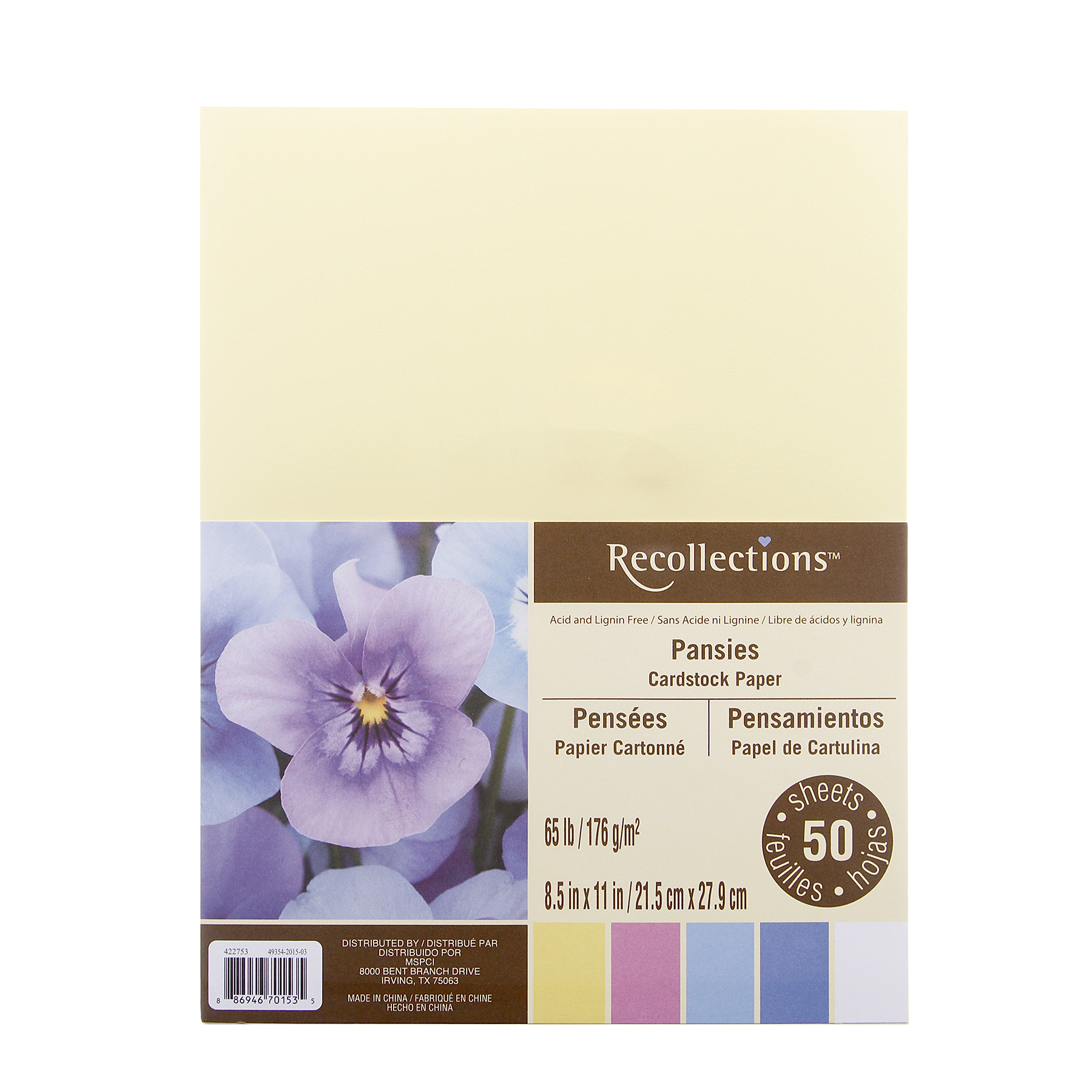 Cardstock paper options