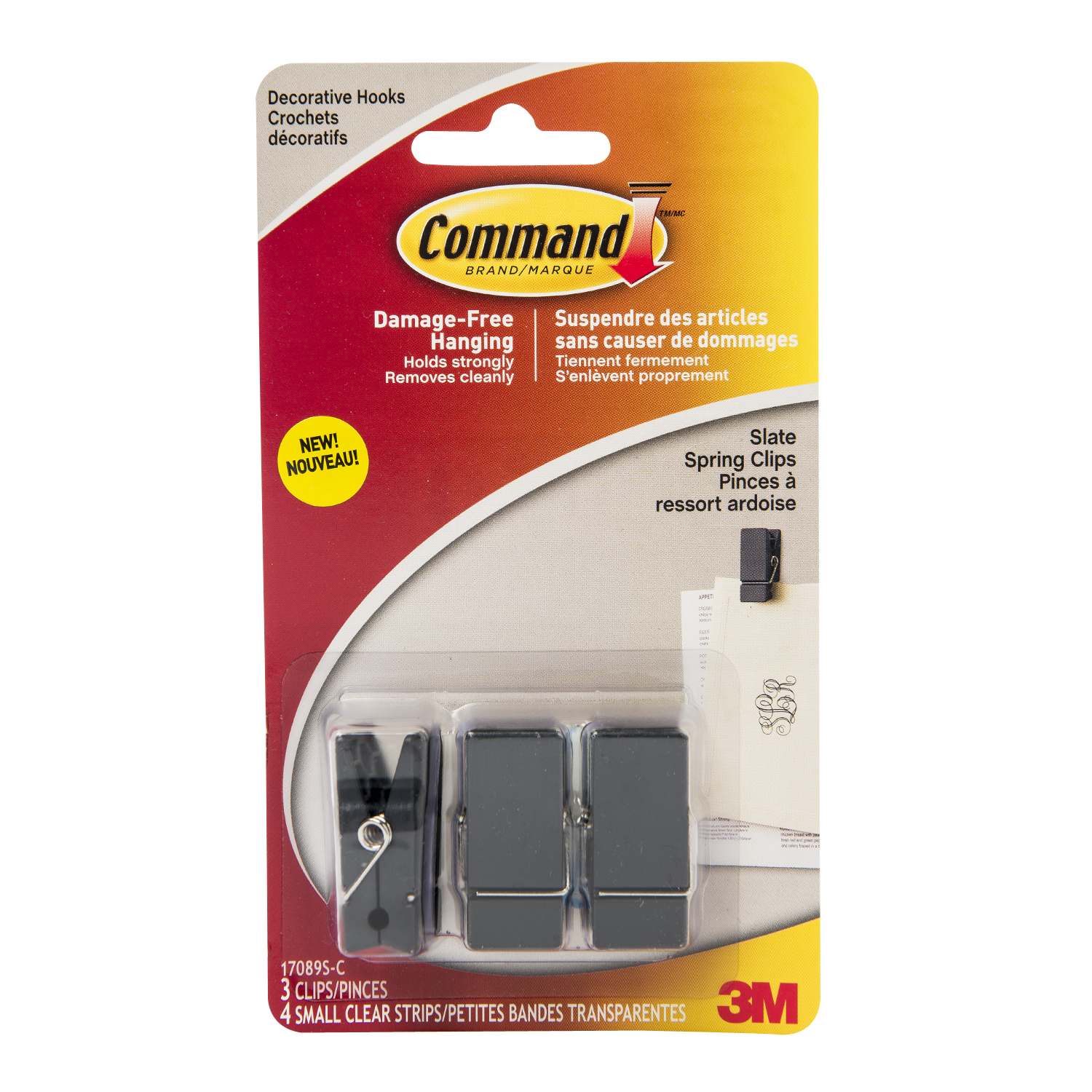 3M Command™ Spring Clips