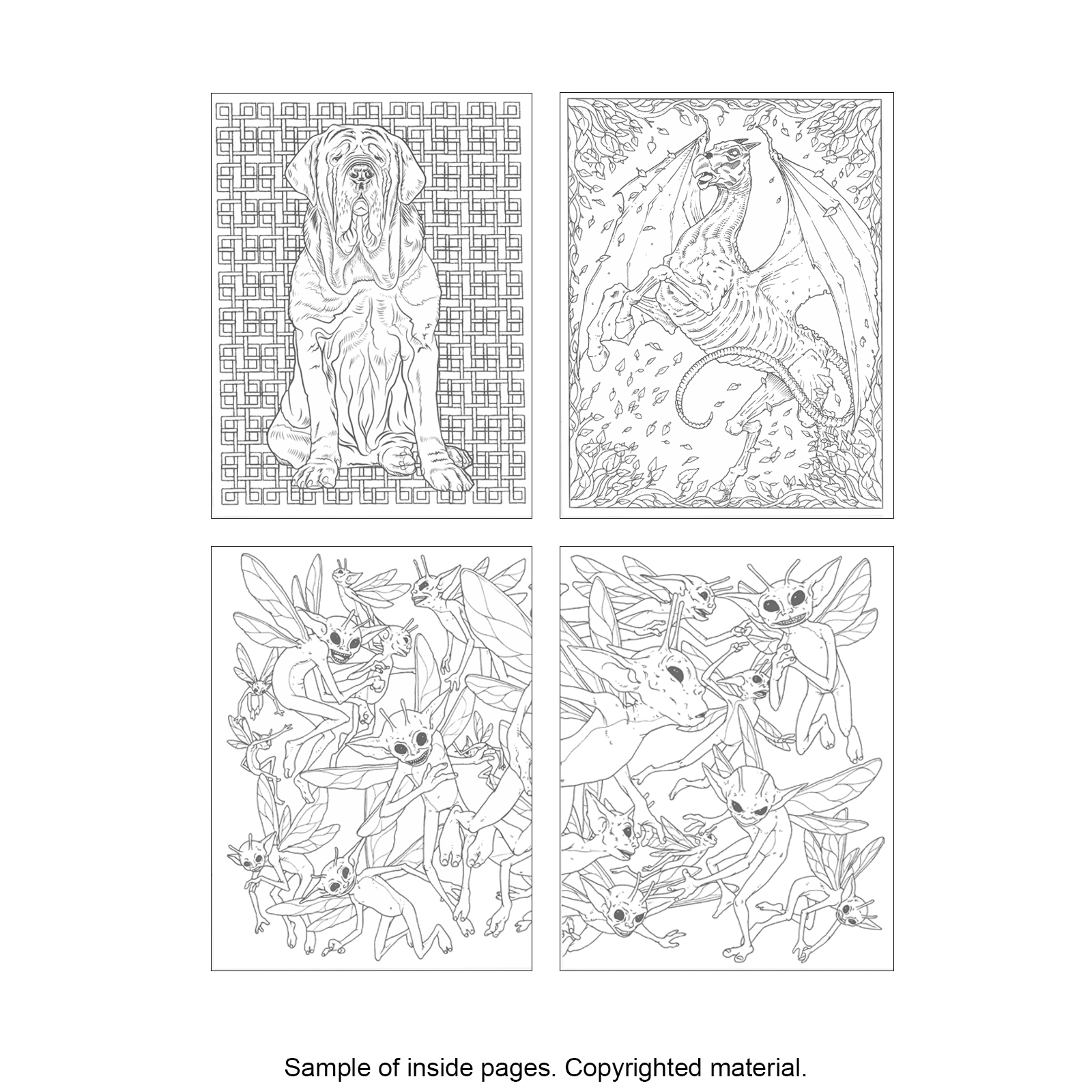 magical creatures coloring pages - photo #25