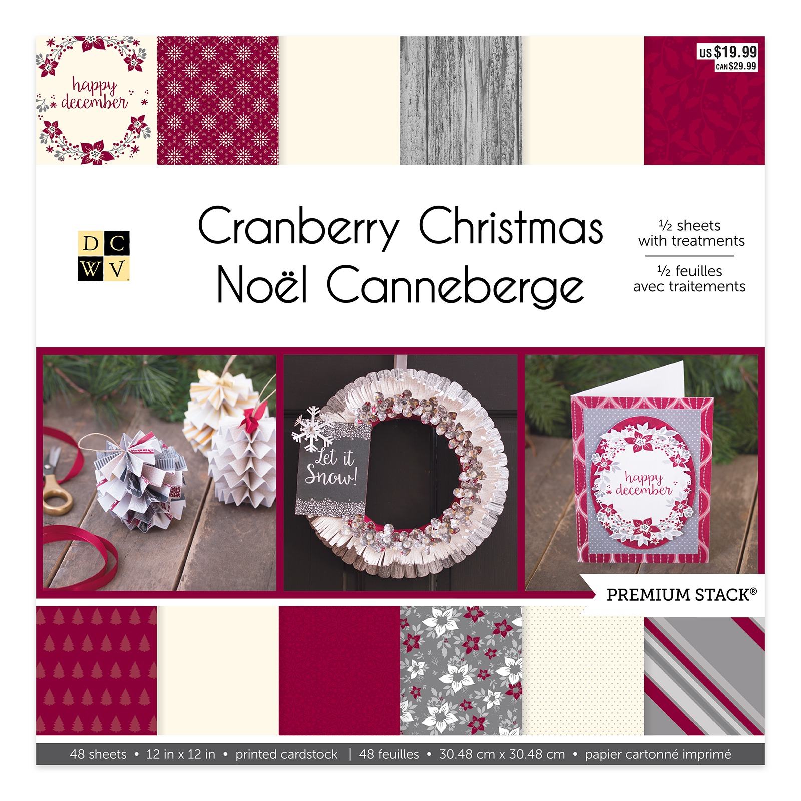 Image result for DCWV Cranberry Christmas stack