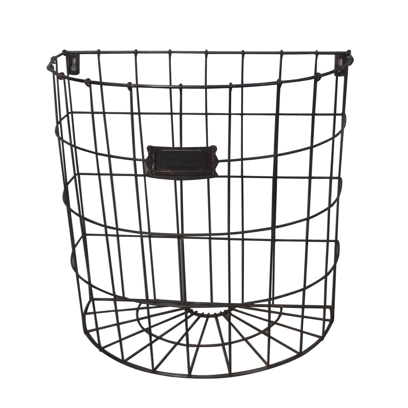 Black Farmington Large Wire Basket By Studio Décor