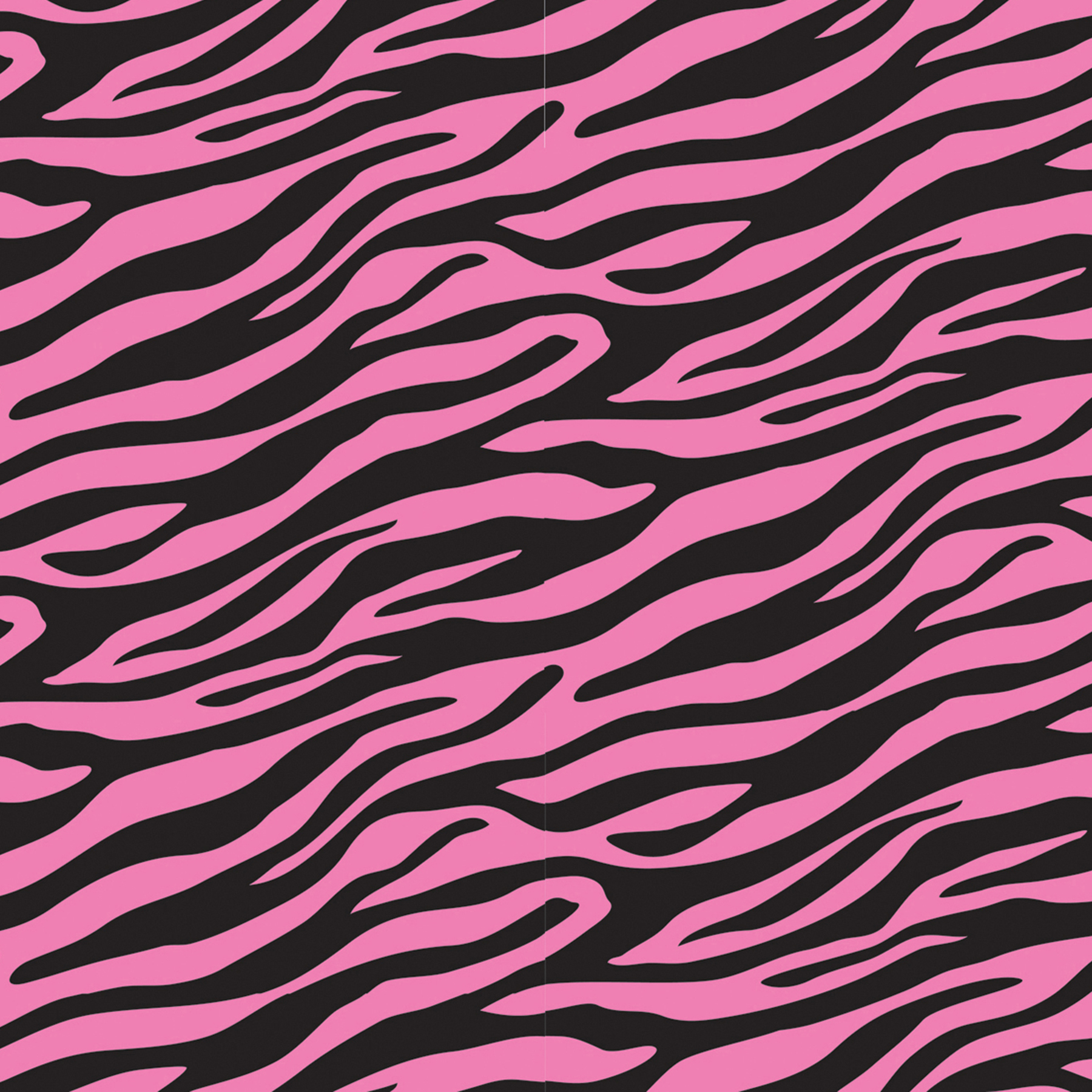 Pink Zebra Print Gift Wrap | Zebra Print Party Supplies
