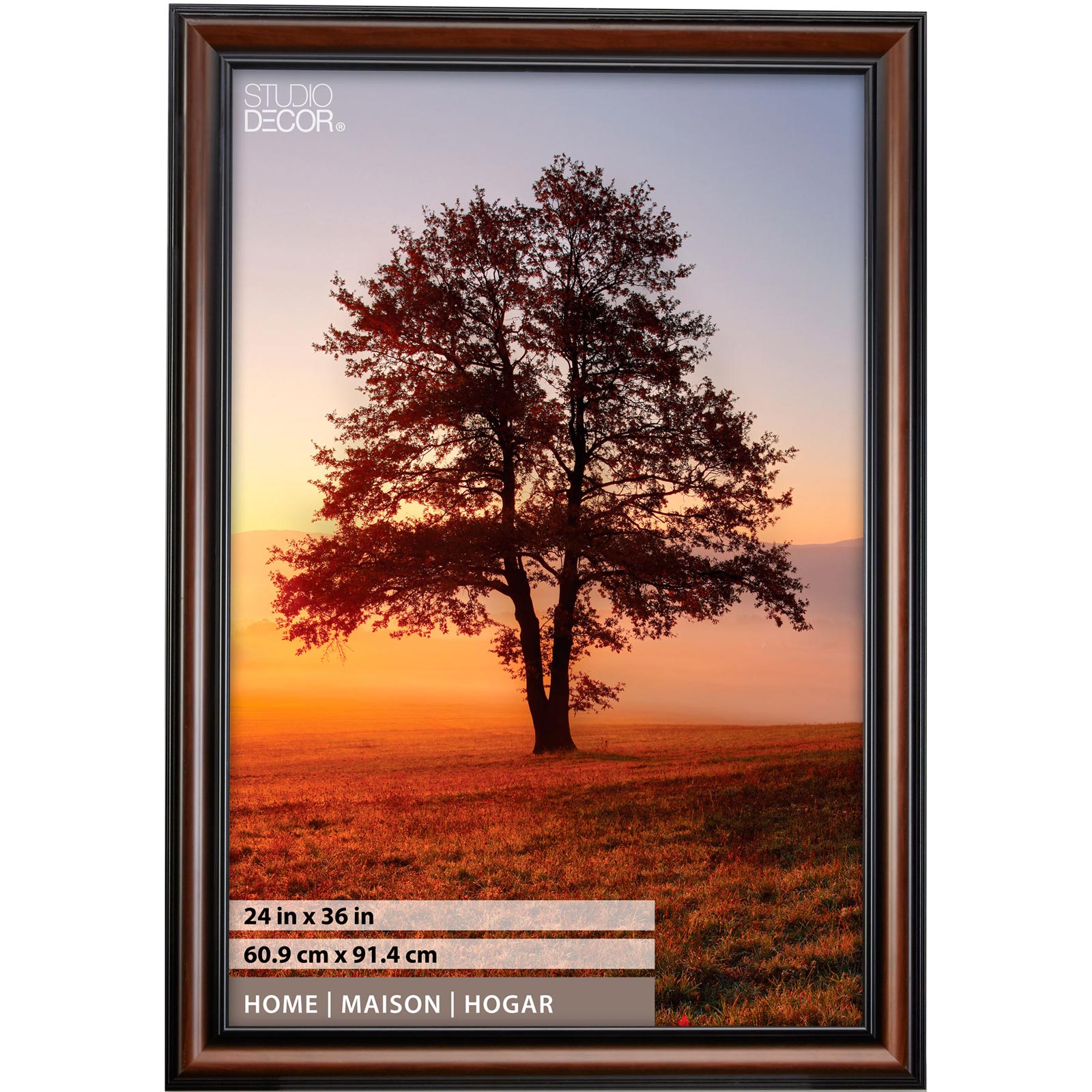 26 frame for x size 24 Collection & Home Brown Frame Studio Décor® Black